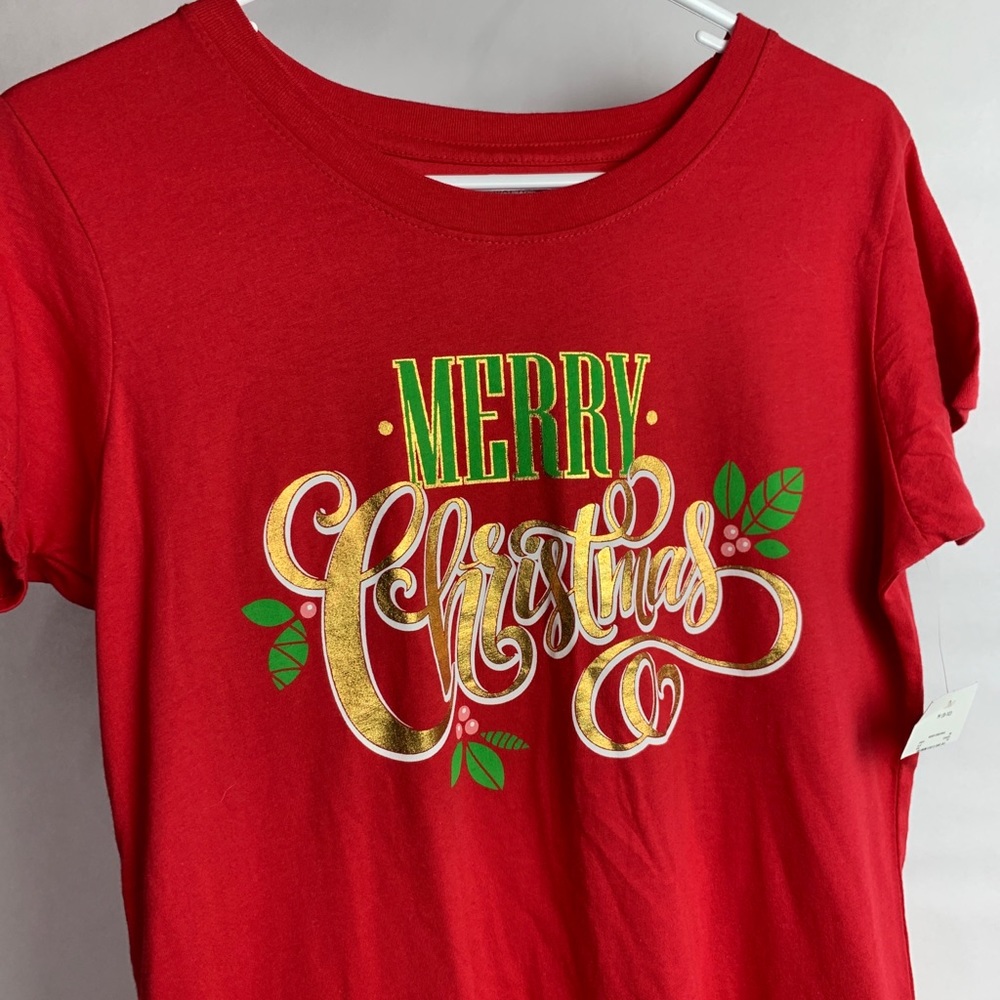 Holiday Time Red Merry Christmas T-Shirt